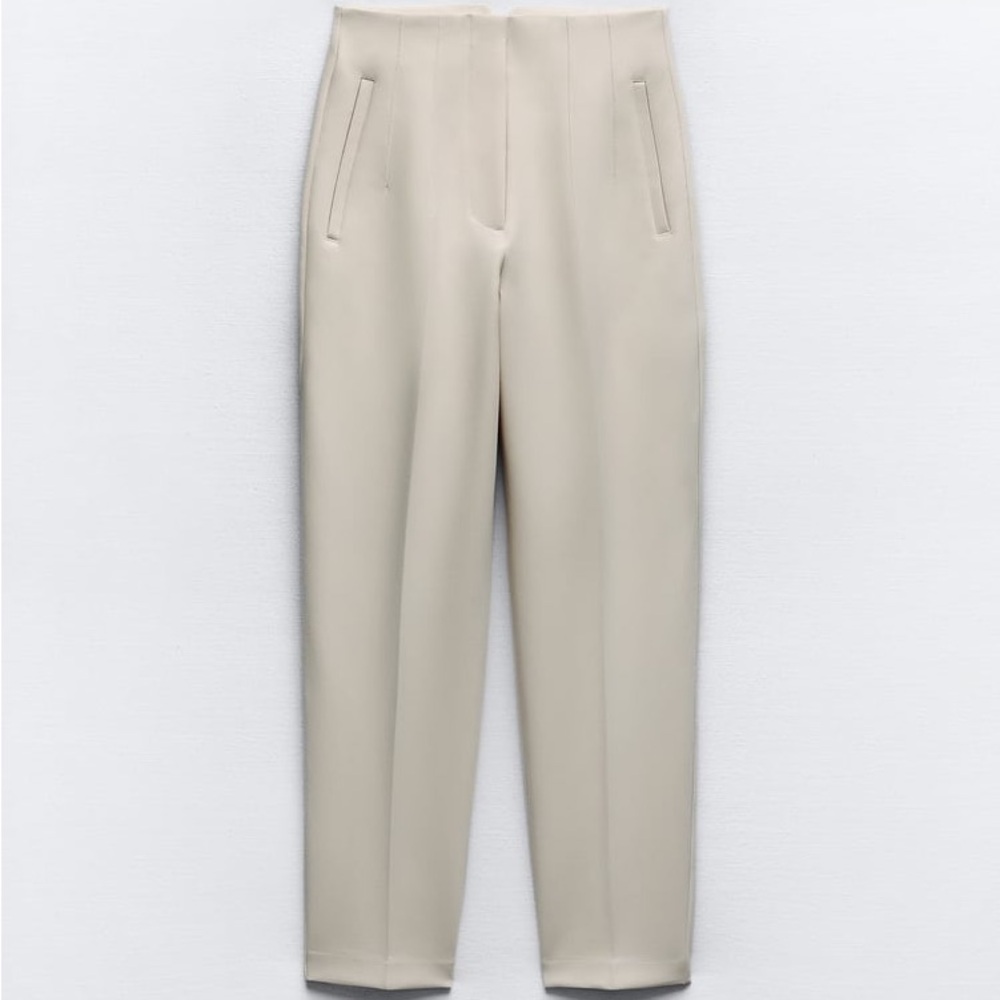 Zara High Waisted Trousers, M
